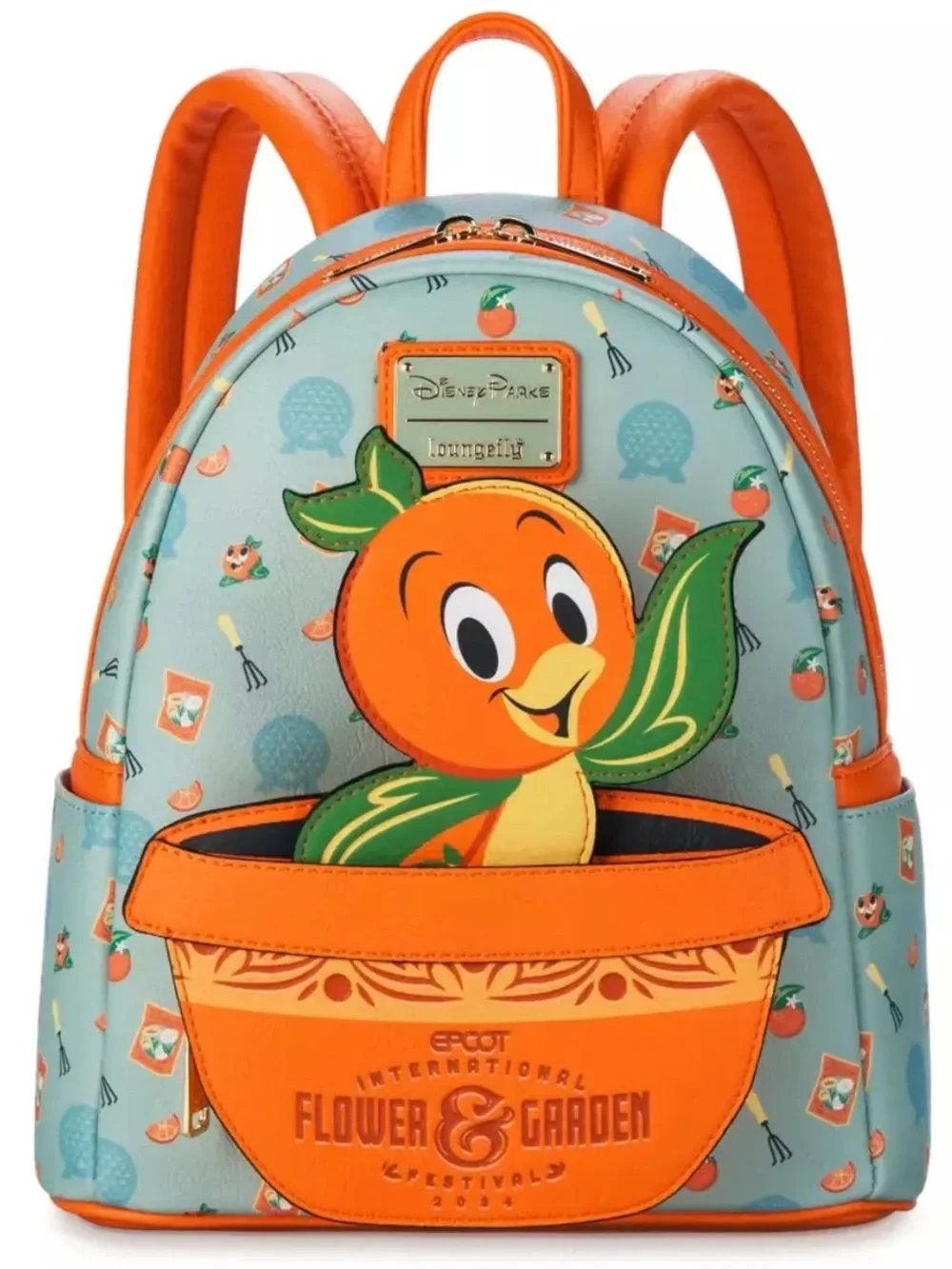 Disney Flower & Garden Orange Bird Backpack